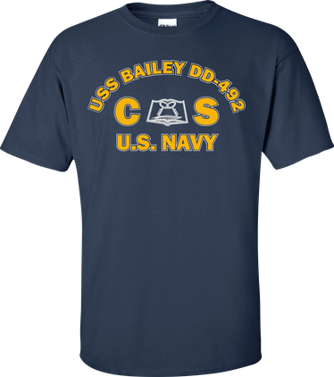 USS BAILEY DD-492 Rate CS Culinary Specialist T-Shirt