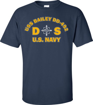 USS BAILEY DD-492 Rate DS Data Systems Technician T-Shirt