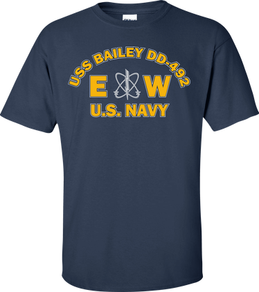 USS BAILEY DD-492 Rate EW Electronics Warfare Technician T-Shirt