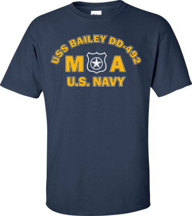 USS BAILEY DD-492 Rate MA Master At Arms T-Shirt