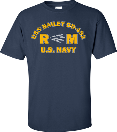 USS BAILEY DD-492 Rate RM Radioman T-Shirt