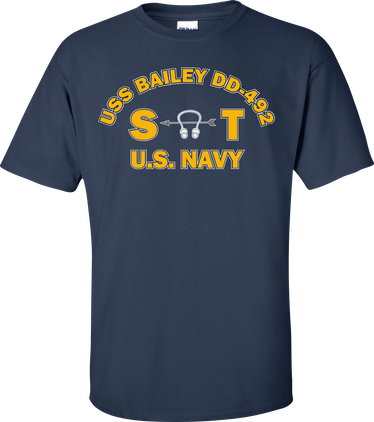 USS BAILEY DD-492 Rate ST Sonar Technician T-Shirt