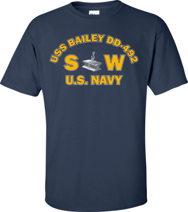 USS BAILEY DD-492 Rate SW Steelworker T-Shirt