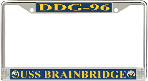 USS Bainbridge DDG-96 License Plate Frame