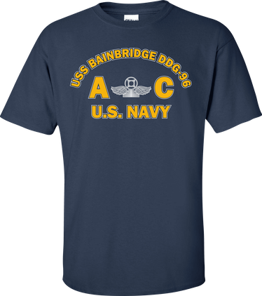 USS BAINBRIDGE DDG-96 Rate AC Air Traffic Controller T-Shirt