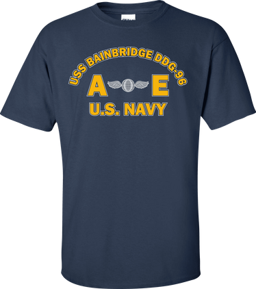 USS BAINBRIDGE DDG-96 Rate AE Aviation Electricians Mate T-Shirt