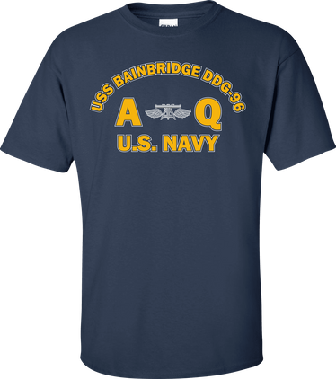 USS BAINBRIDGE DDG-96 Rate AQ Aviation Fire Control Technician T-Shirt