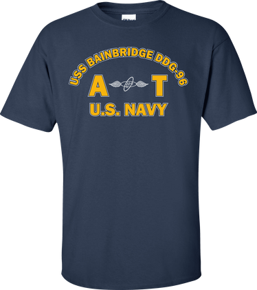 USS BAINBRIDGE DDG-96 Rate AT Aviation Electronics Technician T-Shirt