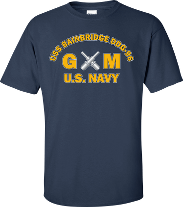USS BAINBRIDGE DDG-96 Rate GM Gunners Mate T-Shirt