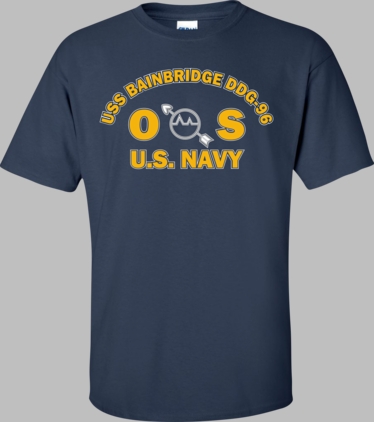 USS BAINBRIDGE DDG-96 Rate OS Operations Specialist T-Shirt