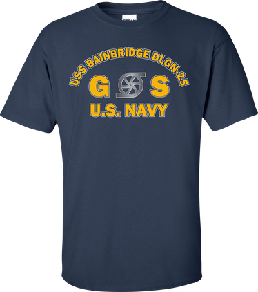 USS BAINBRIDGE DLGN-25 Rate GS Gas Turbine System Technician T-Shirt