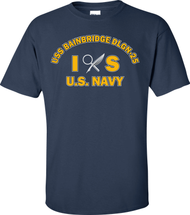 USS BAINBRIDGE DLGN-25 Rate IS Intelligence Specialist T-Shirt
