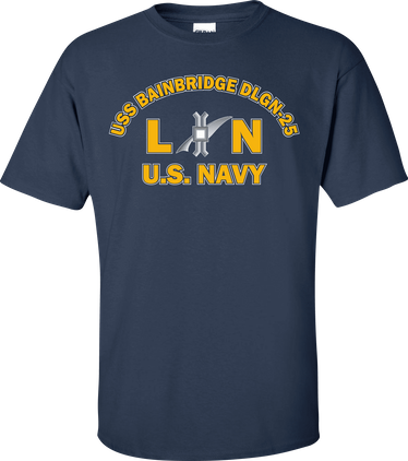 USS BAINBRIDGE DLGN-25 Rate LN Legalman T-Shirt