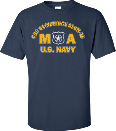 USS BAINBRIDGE DLGN-25 Rate MA Master At Arms T-Shirt