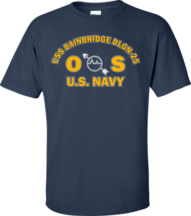 USS BAINBRIDGE DLGN-25 Rate OS Operations Specialist T-Shirt