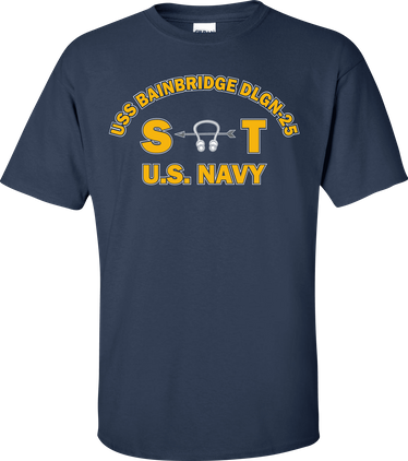 USS BAINBRIDGE DLGN-25 Rate ST Sonar Technician T-Shirt