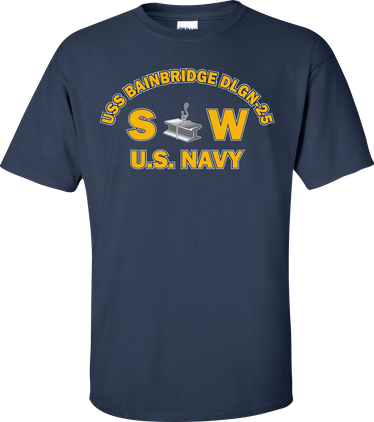 USS BAINBRIDGE DLGN-25 Rate SW Steelworker T-Shirt