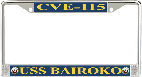 USS Bairoko CVE-115 License Plate Frame