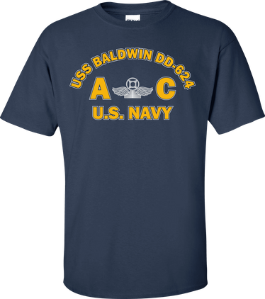 USS BALDWIN DD-624 Rate AC Air Traffic Controller T-Shirt