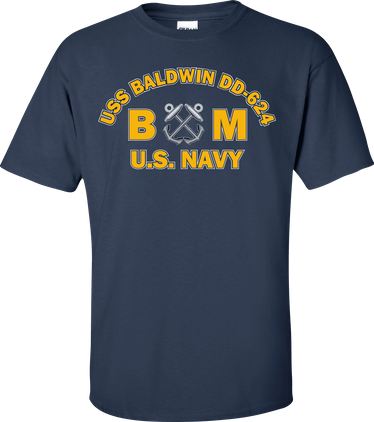 USS BALDWIN DD-624 Rate BM Boatswains Mate T-Shirt