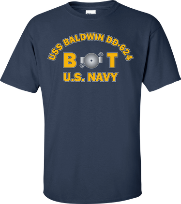 USS BALDWIN DD-624 Rate BT Boiler Technician T-Shirt