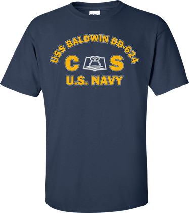 USS BALDWIN DD-624 Rate CS Culinary Specialist T-Shirt