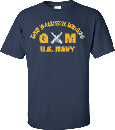 USS BALDWIN DD-624 Rate GM Gunners Mate T-Shirt