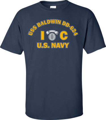 USS BALDWIN DD-624 Rate IC Interior Communications Electrician T-Shirt