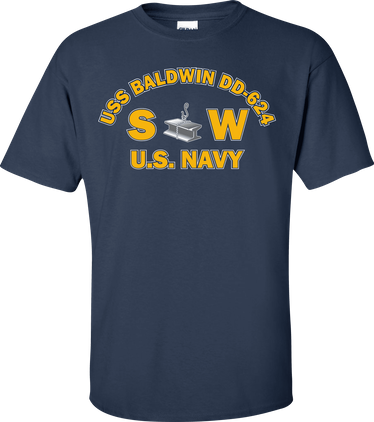 USS BALDWIN DD-624 Rate SW Steelworker T-Shirt