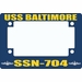USS Baltimore SSN-704 Motorcycle Frame