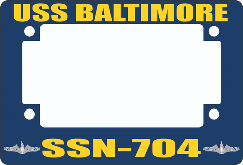 USS Baltimore SSN-704 Motorcycle Frame