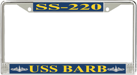 USS Barb SS-220 License Plate Frame