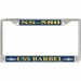 USS Barbel SS-580 License Plate Frame