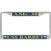 USS Barbet AMc-38 License Plate Frame