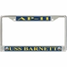 USS Barnett AP-11 License Plate Frame