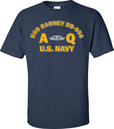 USS BARNEY DD-956 Rate AQ Aviation Fire Control Technician T-Shirt