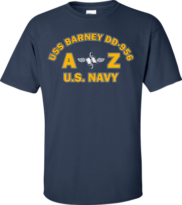 USS BARNEY DD-956 Rate AZ Aviation Maintenance Administrationman T-Shirt