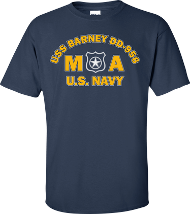 USS BARNEY DD-956 Rate MA Master At Arms T-Shirt