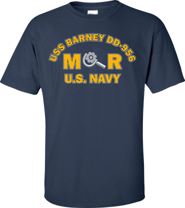 USS BARNEY DD-956 Rate MR Machinery Repairman T-Shirt