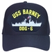 USS Barney DDG-6 Ball Cap Hat