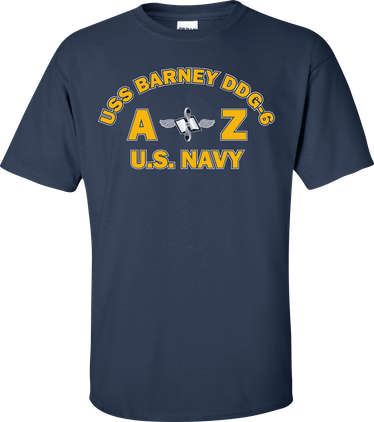USS BARNEY DDG-6 Rate AZ Aviation Maintenance Administrationman T-Shirt