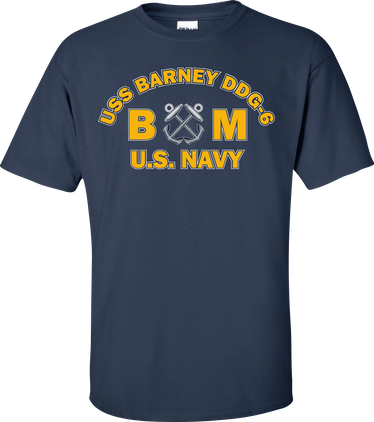 USS BARNEY DDG-6 Rate BM Boatswains Mate T-Shirt