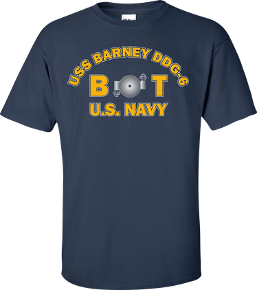 USS BARNEY DDG-6 Rate BT Boiler Technician T-Shirt
