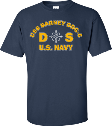 USS BARNEY DDG-6 Rate DS Data Systems Technician T-Shirt
