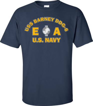 USS BARNEY DDG-6 Rate EA Engineering Aide T-Shirt