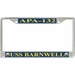 USS Barnwell APA-132 License Plate Frame