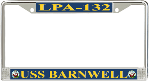 USS Barnwell LPA-132 License Plate frame