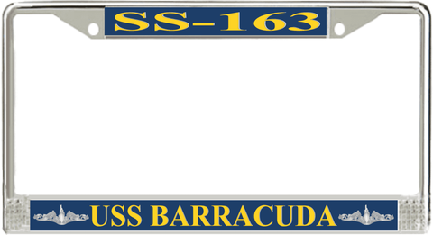 USS Barracuda SS-163 License Plate Frame