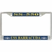USS Barracuda SS-550 License Plate Frame