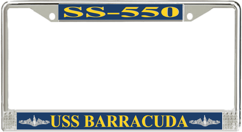 USS Barracuda SS-550 License Plate Frame
